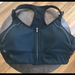 Athleta empower front zip bra ~ S